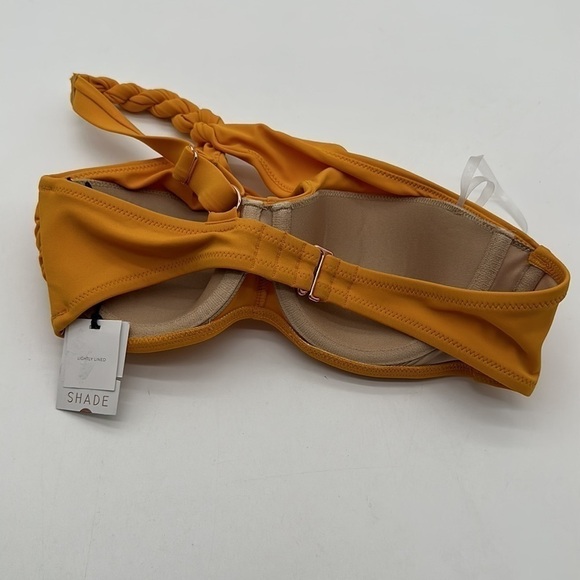 Women's Size 32B Bikini Top Shade & Shore CLOSE OUT Orange CLEAN Braid - Picture 2 of 3